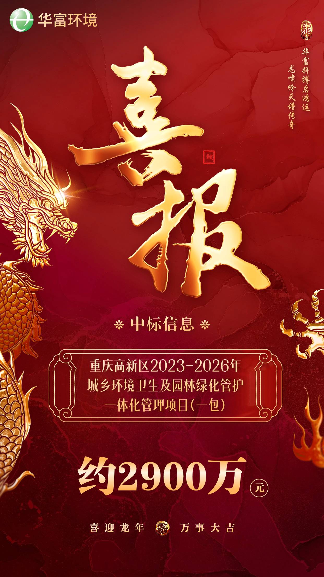 喜報 | 年初添新喜，“渝”躍龍門傳佳音